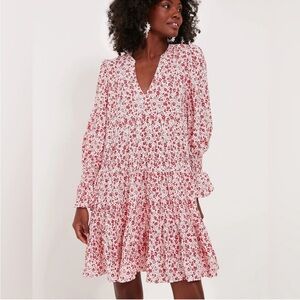 Tuckernuck Pomander Place Scarlet Ditsy Floral Kenzo Dress